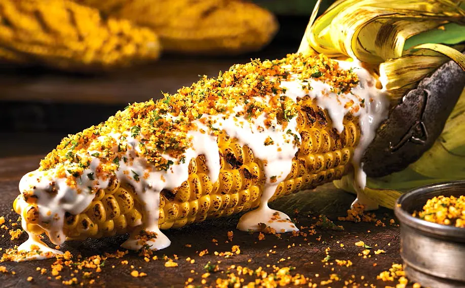 Fire-Grilled Corn on the Cob